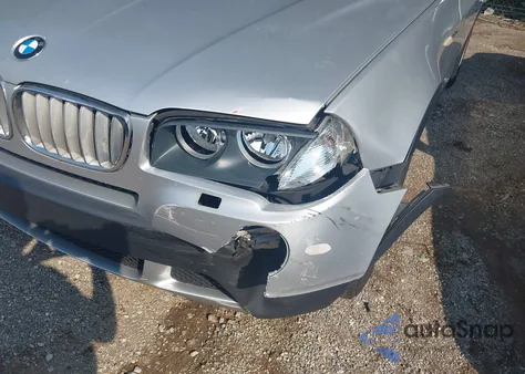 2007 BMW X3 3.0Si from USA, damaged, VIN WBXPC93487WF06777